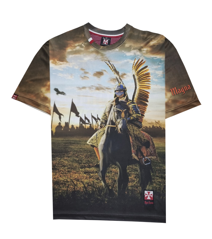 Koszulka patriotyczna męska - jeśli Bóg z nami.