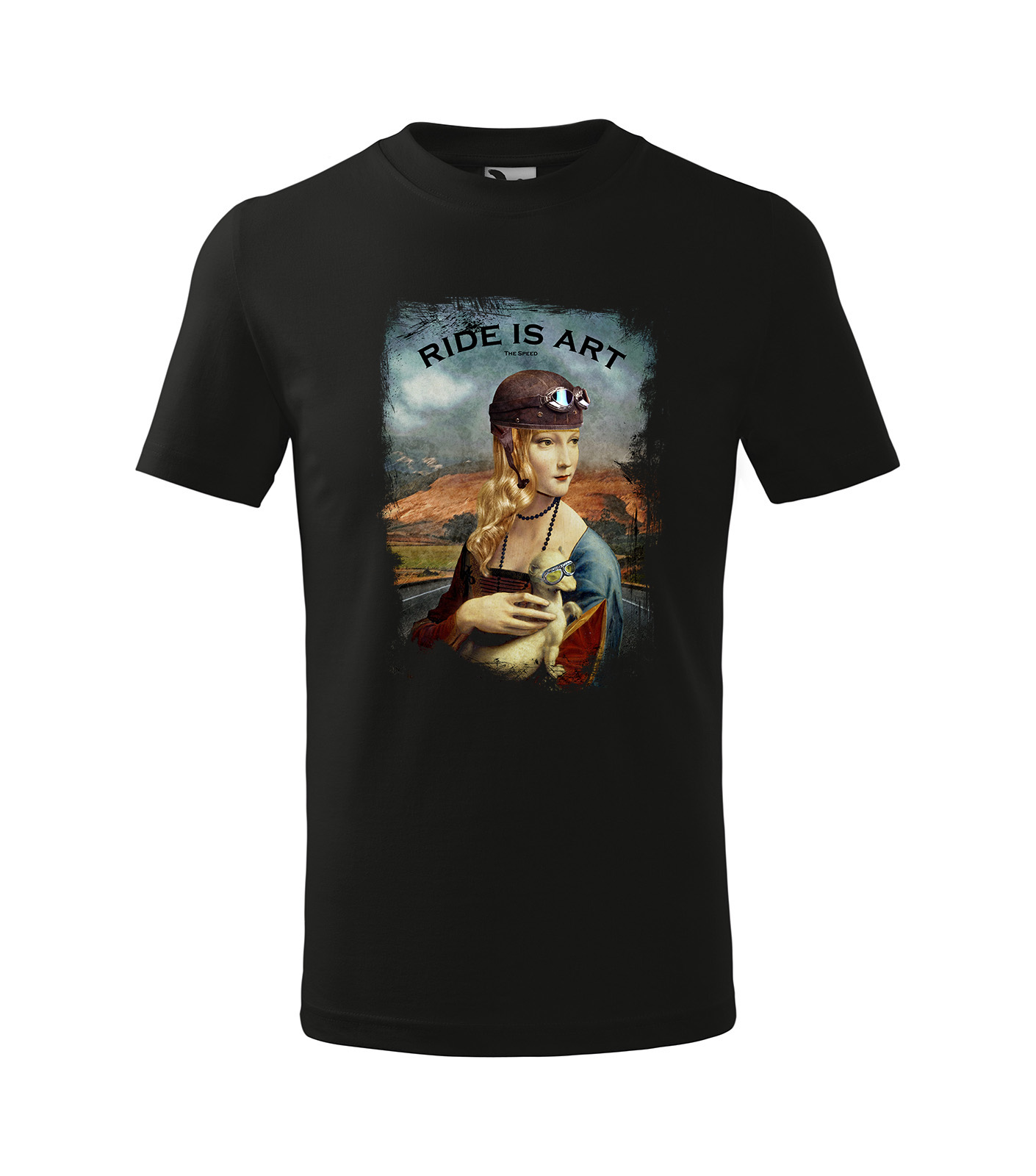 Koszulka motocyklowa "Dama z Gronostajem"