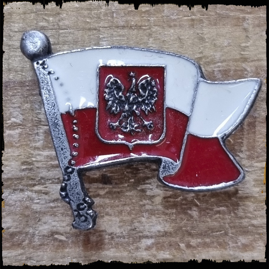 Przypinka Biało Czerwona Bandera