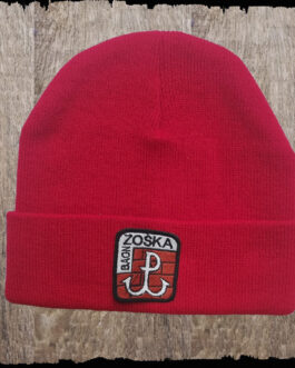 Czapka z haftem - Batalion Zośka, kolor czerwony.