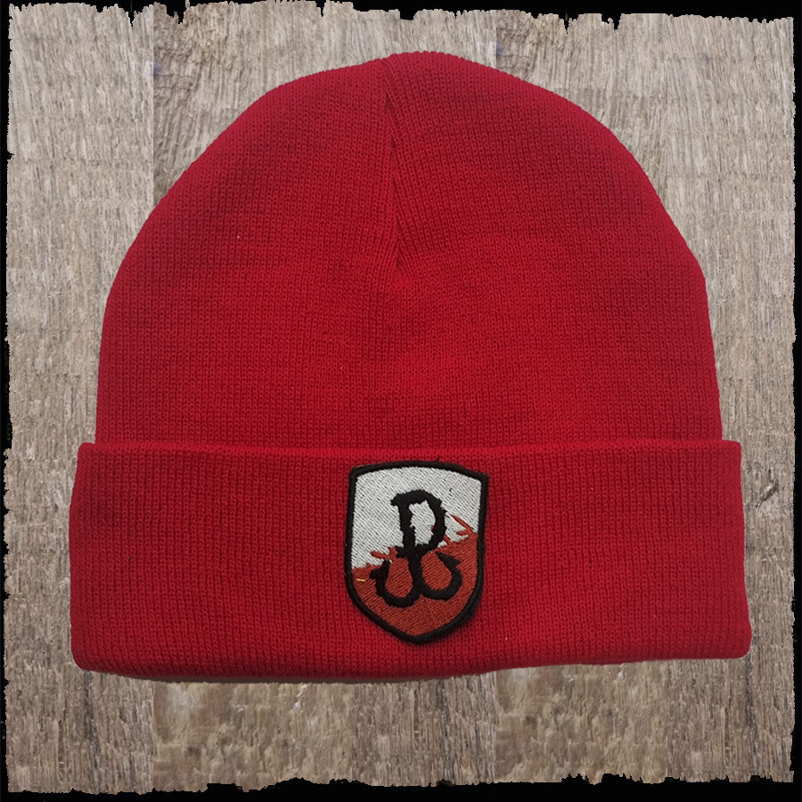 Czapka z haftem - Polska Walcząca (2) kolor czerwony