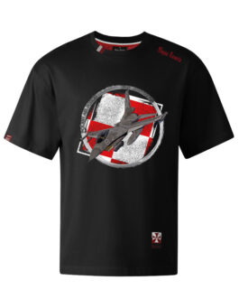 Koszulka męska -  F 16 (czarna)