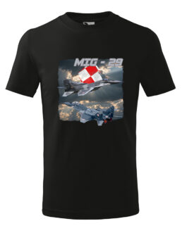 Koszulka męska - MIG 29 (czarna) 03