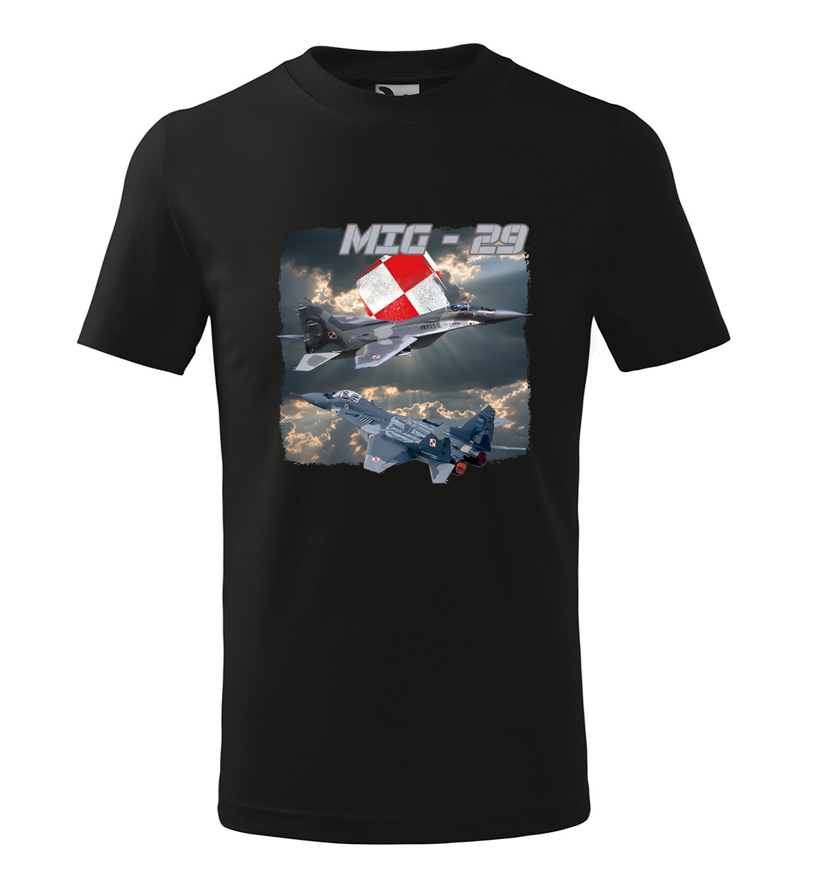 Koszulka męska - MIG 29 (czarna) 03
