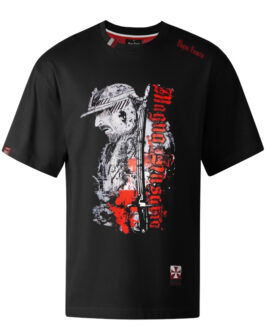 Koszulka patriotyczna, męska - Magna Husaria, czarna