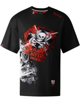 Koszulka patriotyczna, męska - huzarzy śmierci, czarna