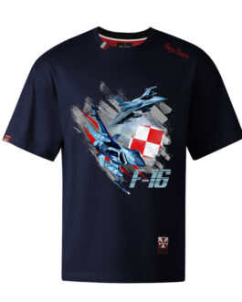 Koszulka męska - F 16 (granatowa)