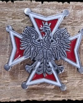 Krzyż Kawalerski biało-czerwony z Orłem
