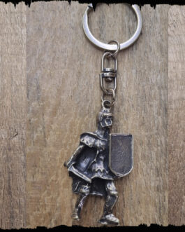Brelok Rycerz z tarczą.