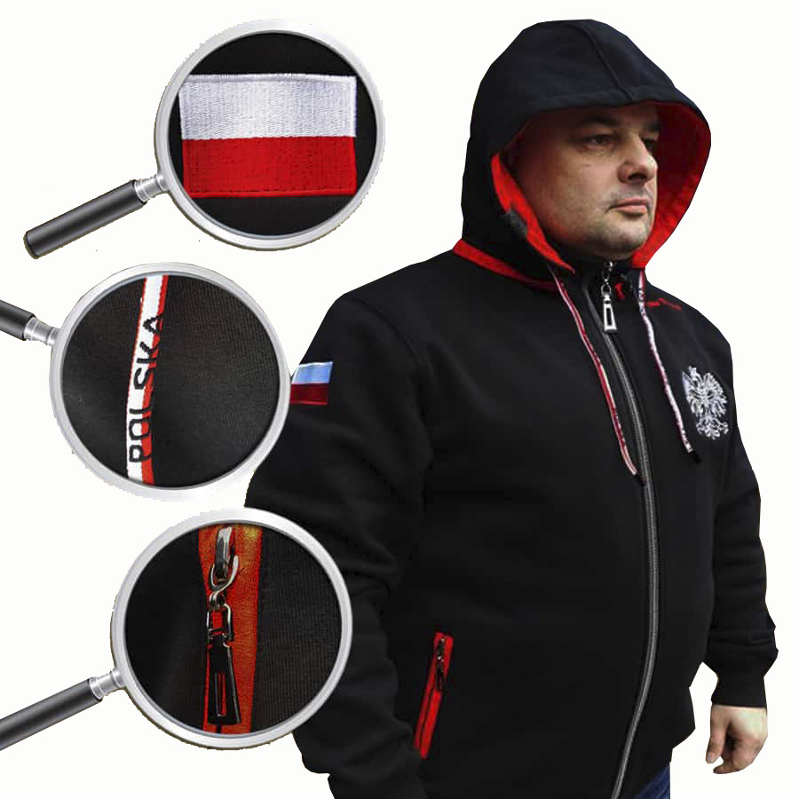 bluza patriotyczna - (Polska-rozpinana)