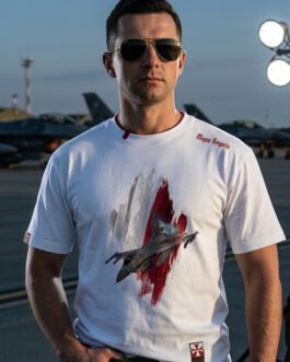 Koszulka męska -  F 16 (biała) 04