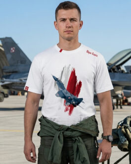 Koszulka męska - MIG 29 (biała) 04