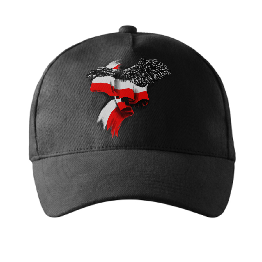 Czapka - flaga 2, czarna