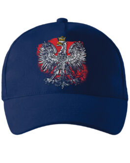 Czapka - godło, granatowa