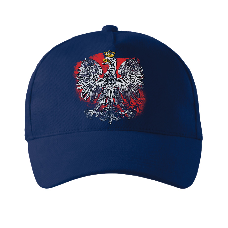 Czapka - godło, granatowa