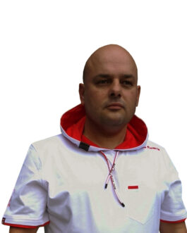 Koszulka patriotyczna, męska - Polska, biała