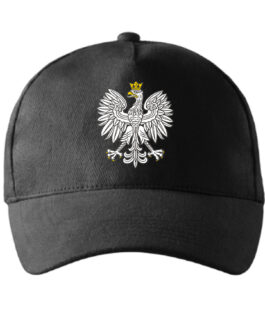 Czapka - orzeł, czarna