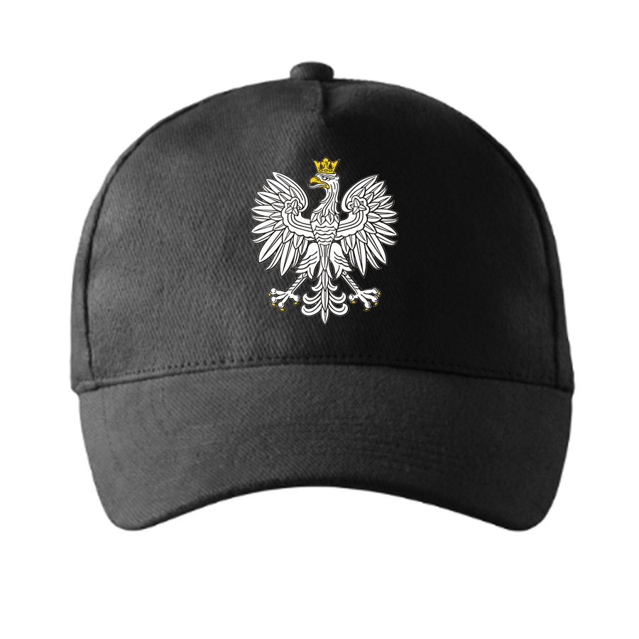 Czapka - orzeł, czarna