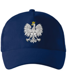 Czapka - orzeł, granatowa