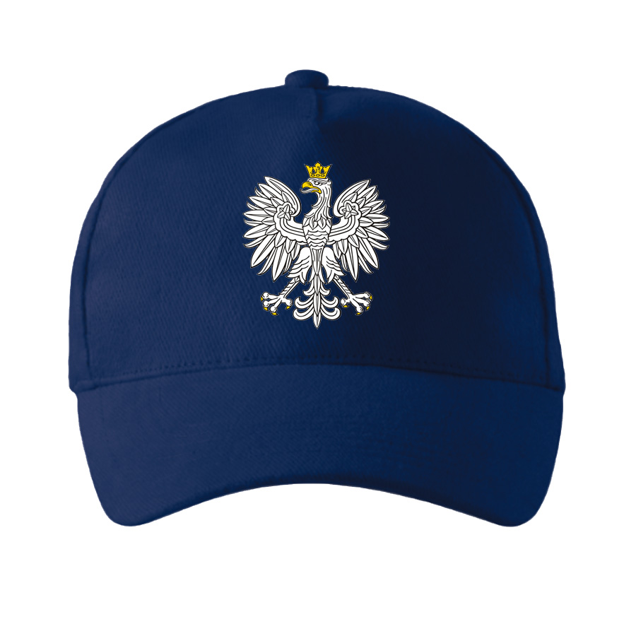 Czapka - orzeł, granatowa