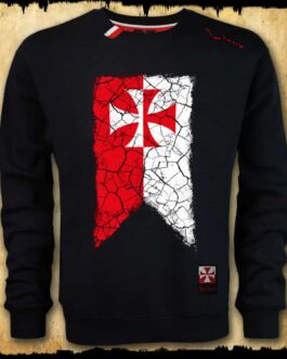 Bluza patriotyczna - proporzec husarski- czarna.