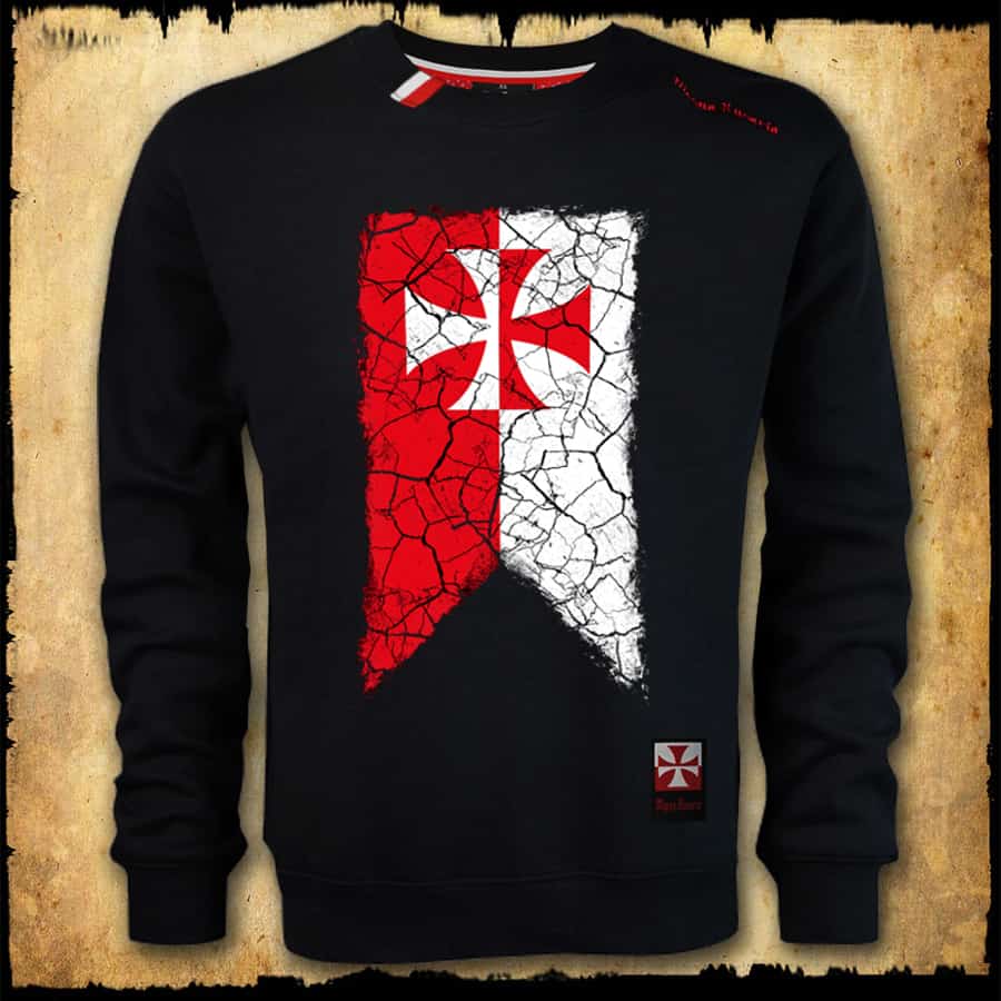 Bluza patriotyczna - proporzec husarski- czarna.